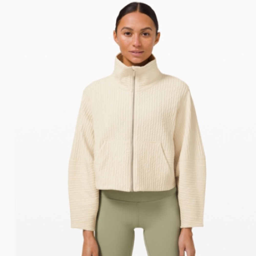 Textured cropped jacket lululemon